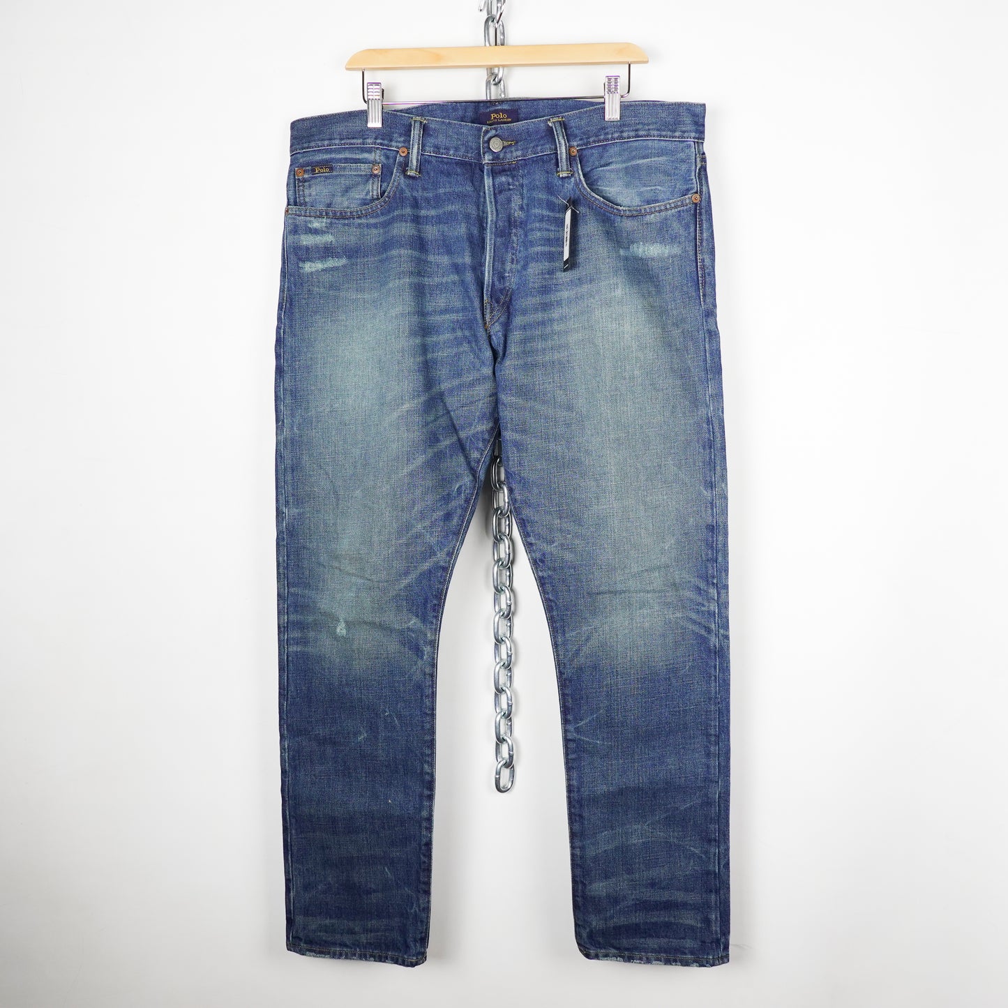 Polo RL Blue Denim Pant - Size 36