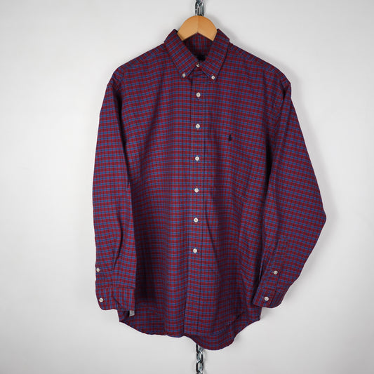 Polo RL Checkered Button Up - Size L