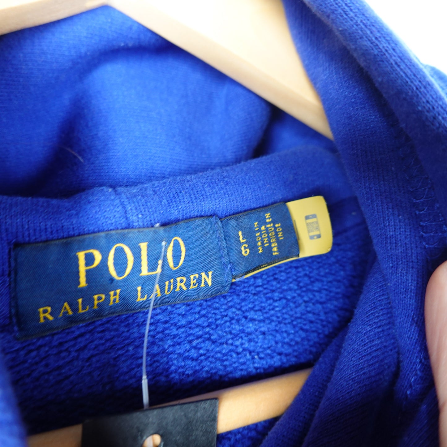 Polo RL Blue Hoodie - Size M