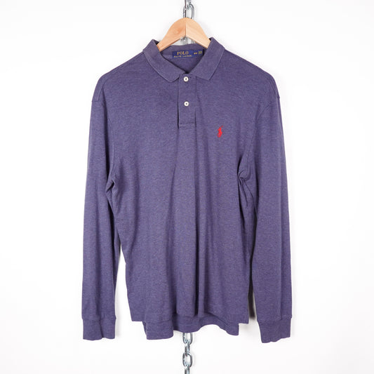 Polo RL Long Sleeve Polo Shirt - Size M