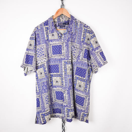 Polo RL Paisley Clayton SS Button Up - Size XL