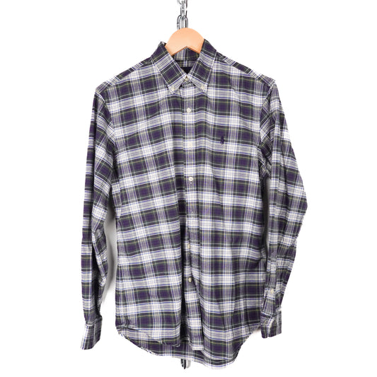Polo RL Green Plaid Button Up - Size M