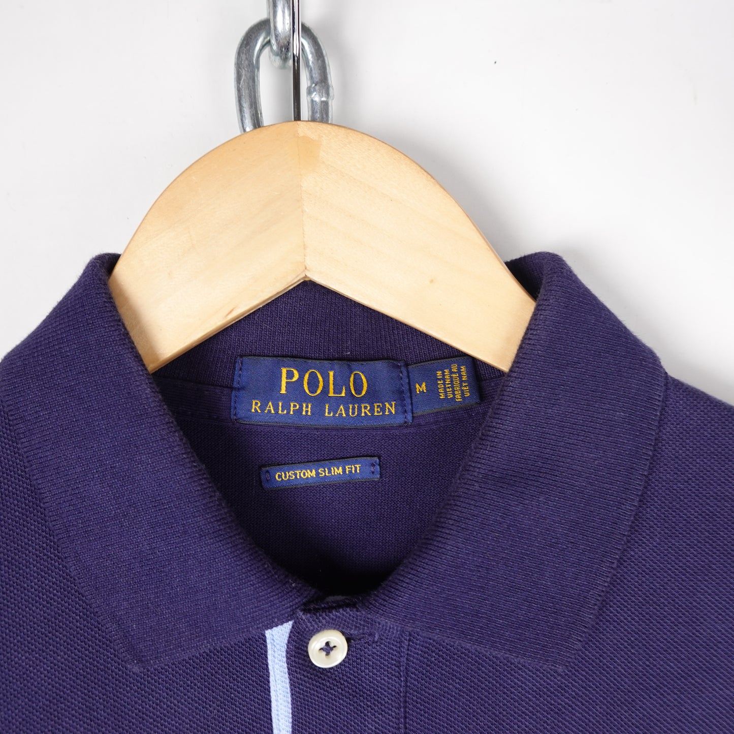 Polo RL Navy/White Polo Shirt - Size M