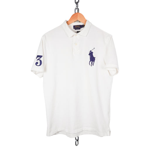 Polo RL White Big Pony Polo Shirt - Size M