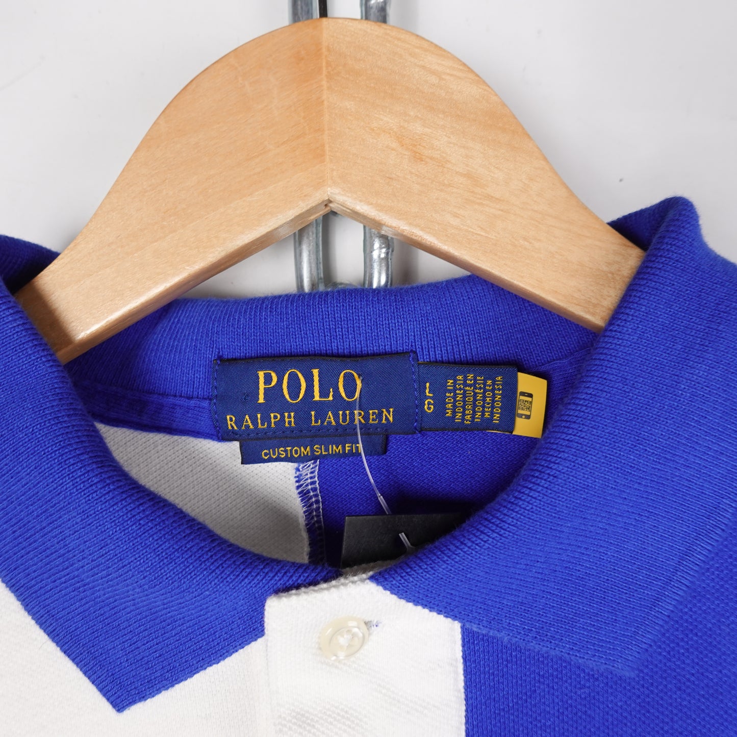 Polo RL Colour Block Shirt - Size L