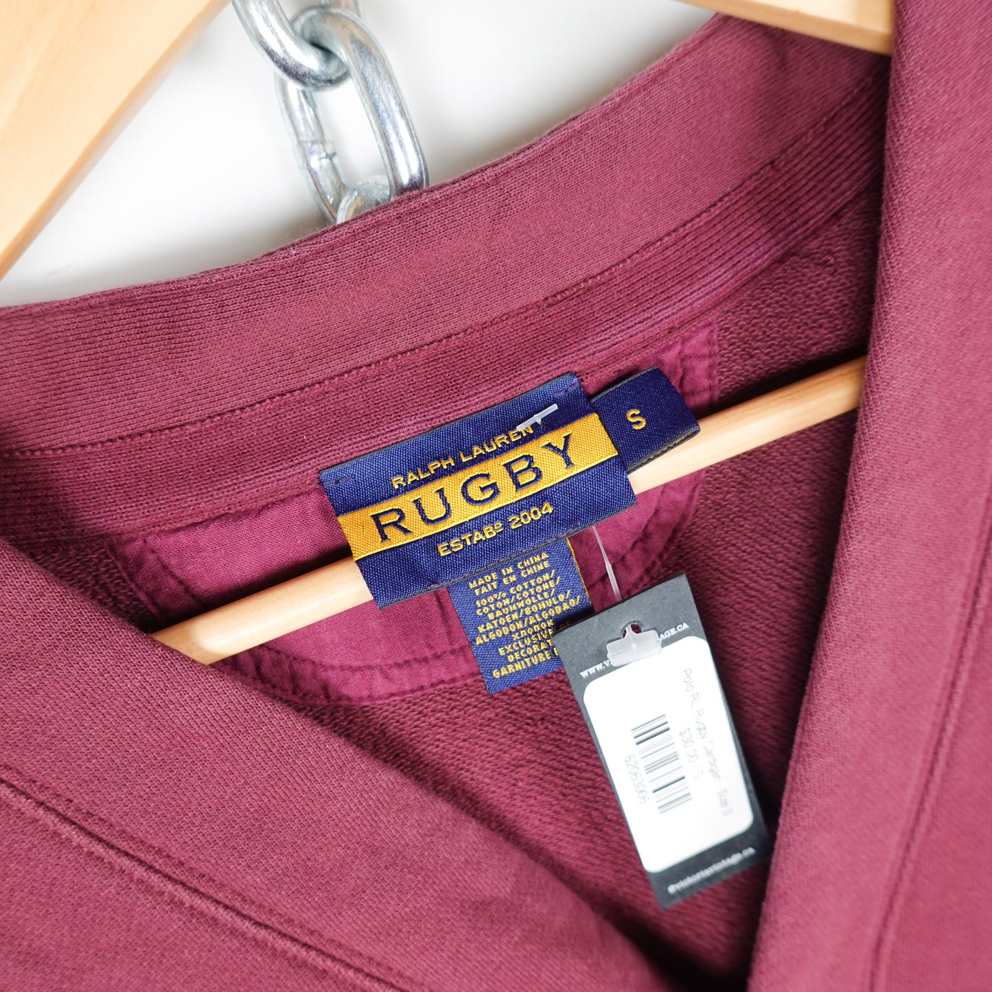 Polo RL Rugby Cardigan - Size S