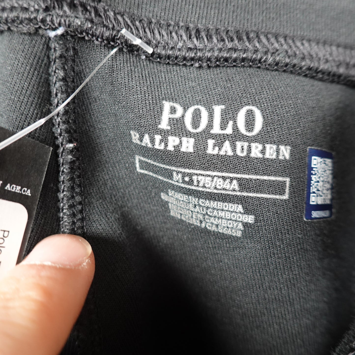 Polo RL Black Sweatpant - Size M