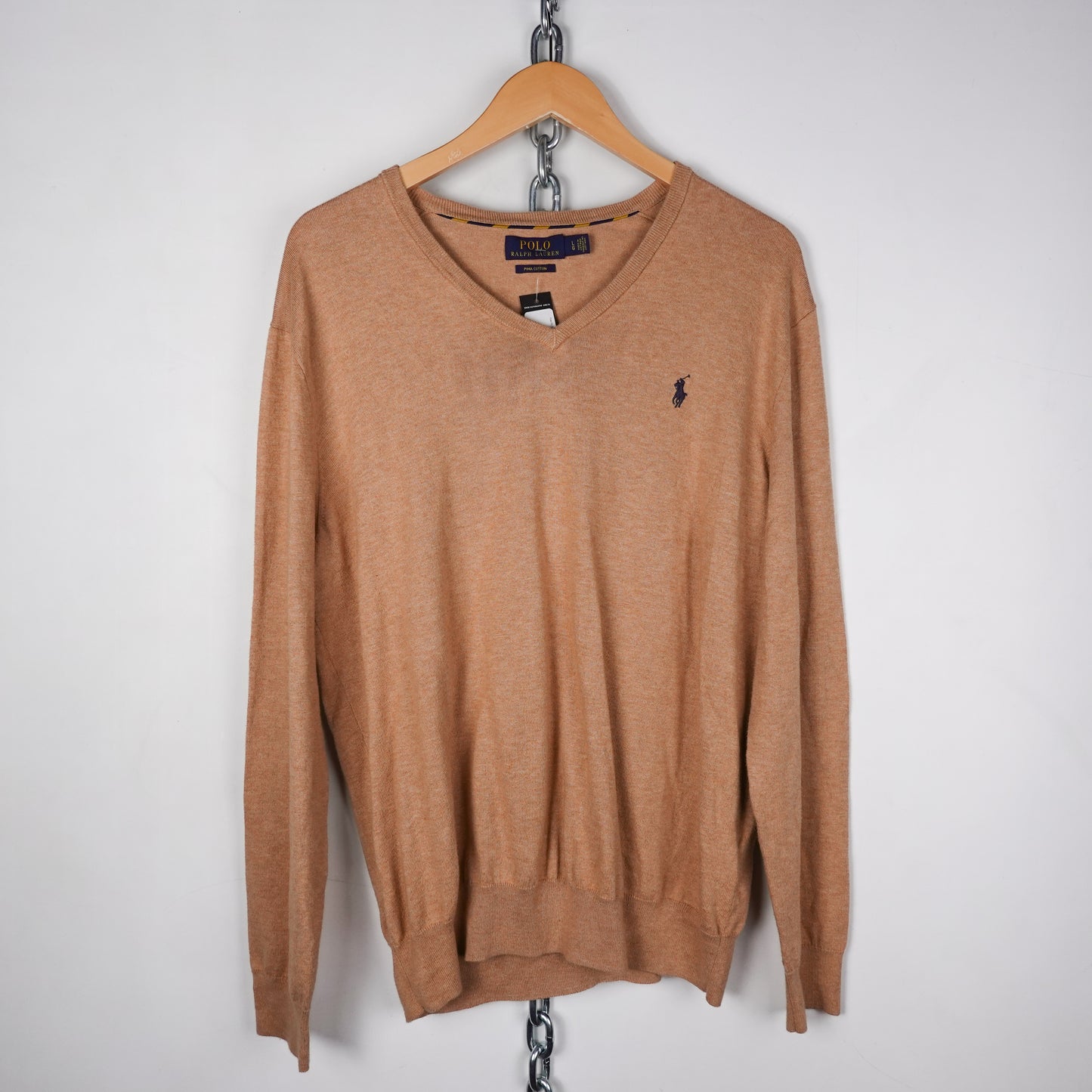 Polo RL Light V-Neck Sweater - Size L