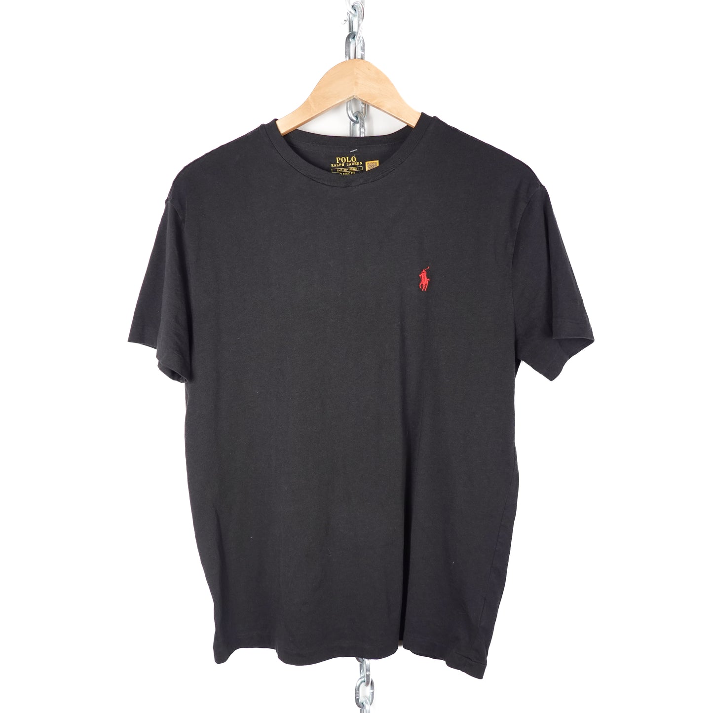 Polo RL Black Tee - Size S