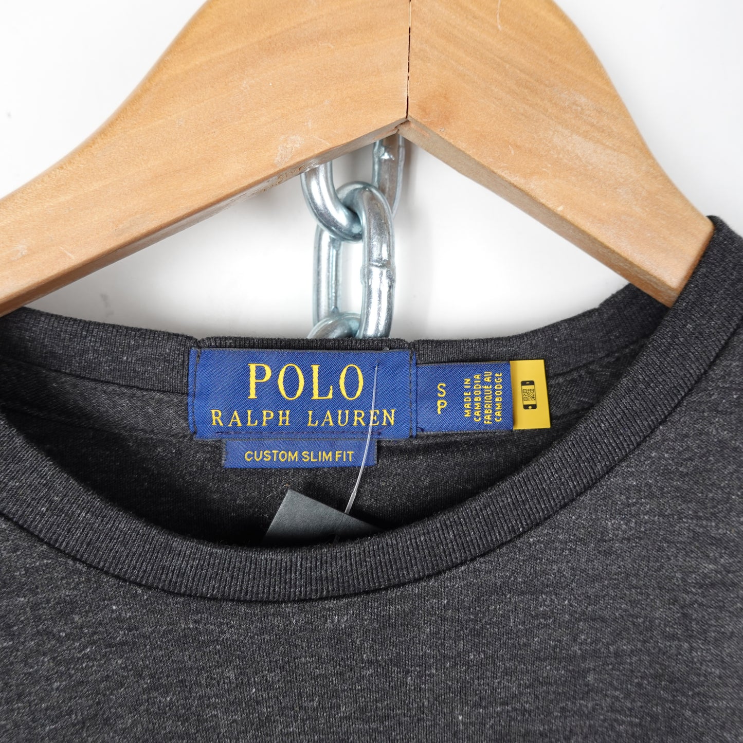 Polo RL Dark Grey Tee - Size S