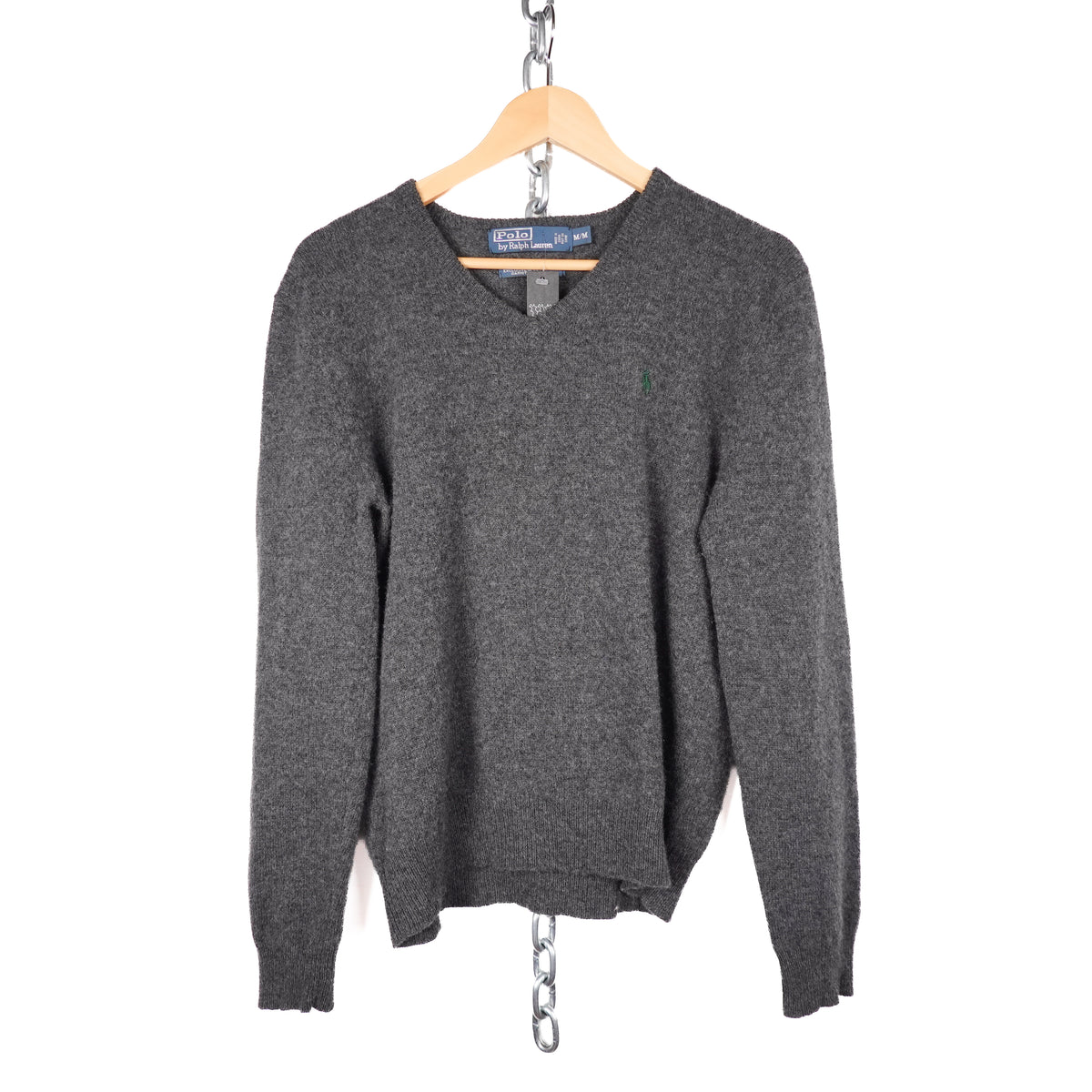 Polo RL Wool V Neck - Size S