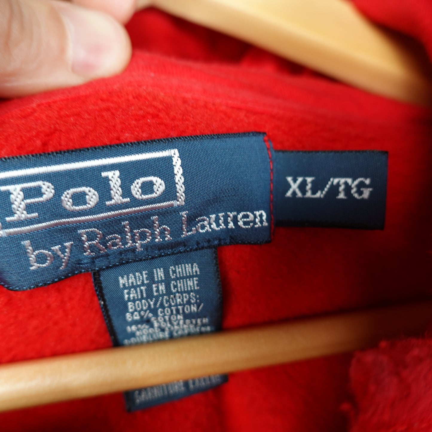 Polo RL Red Hoodie - Size XL