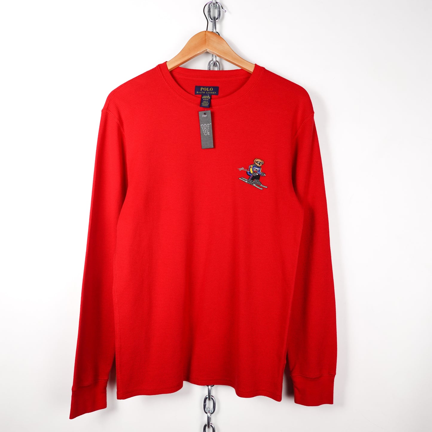 Polo RL Ski Bear Thermal Shirt - Size M