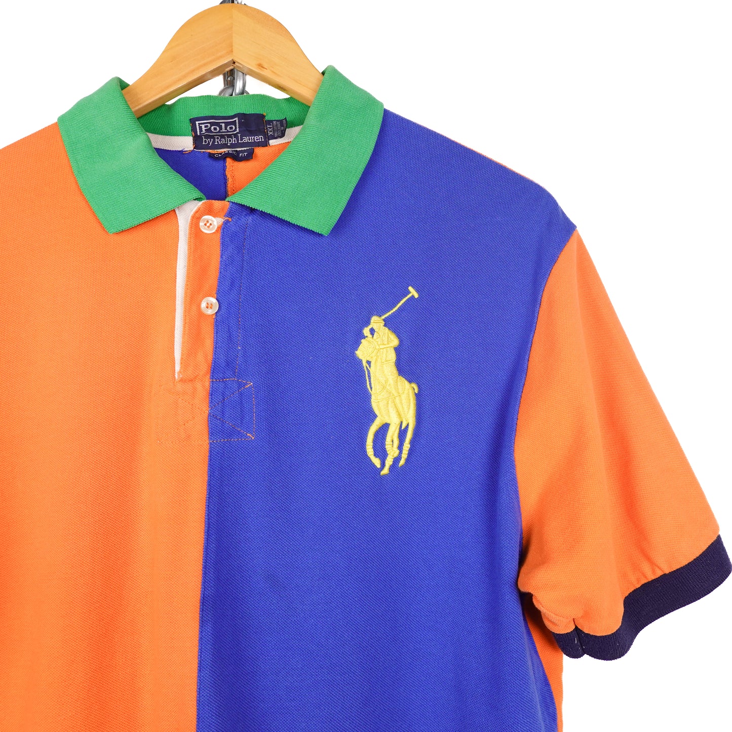 Polo RL Colour Block Shirt - Size S