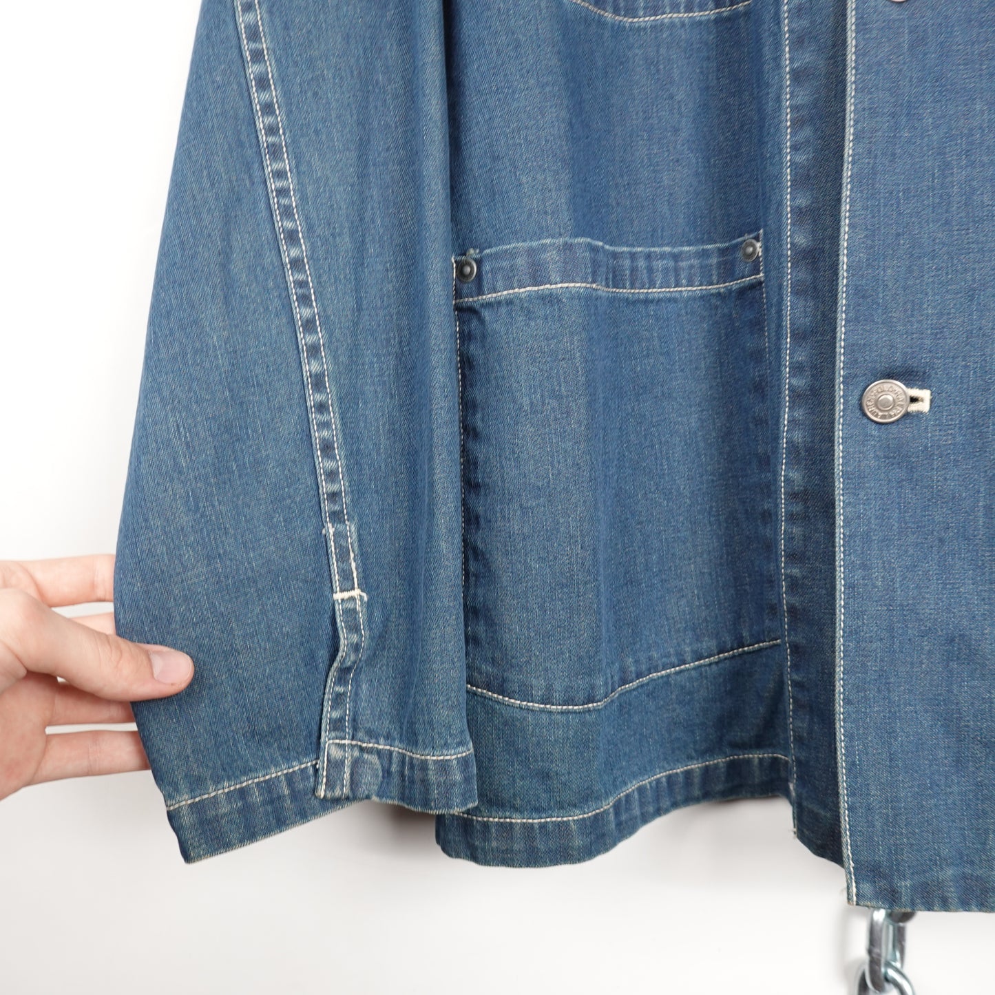 Polo RL Sport Denim Button Up Shirt - Size M