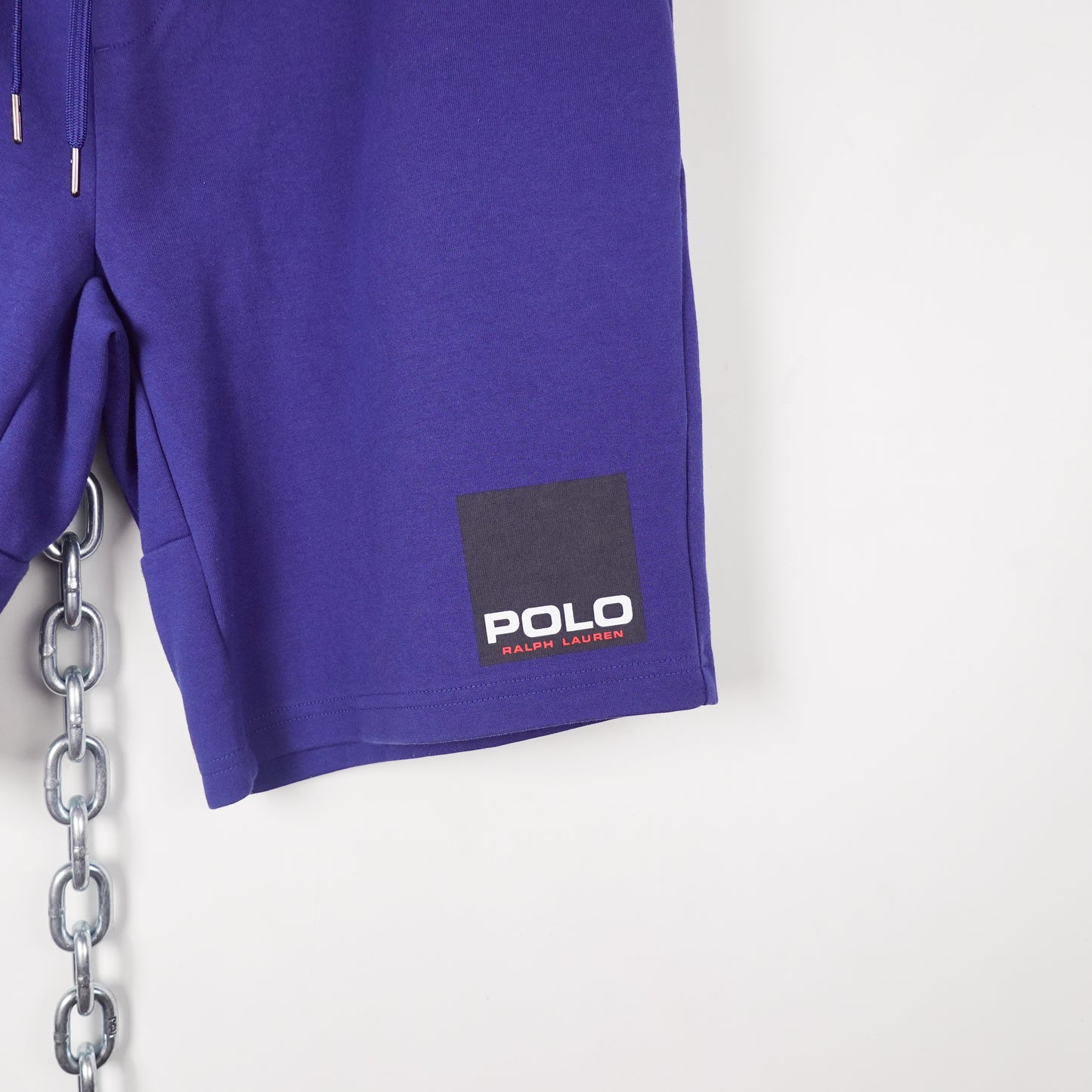 Polo RL Navy Sweatshorts - Size L