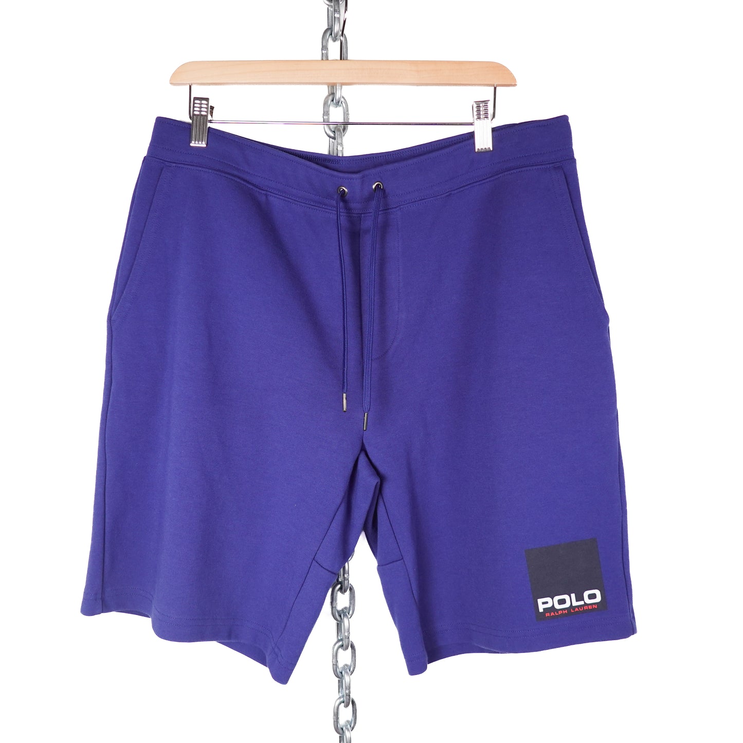 Polo RL Navy Sweatshorts - Size L