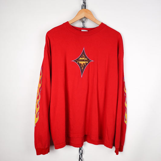 Vintage Pornstar Red L/S - Size XL