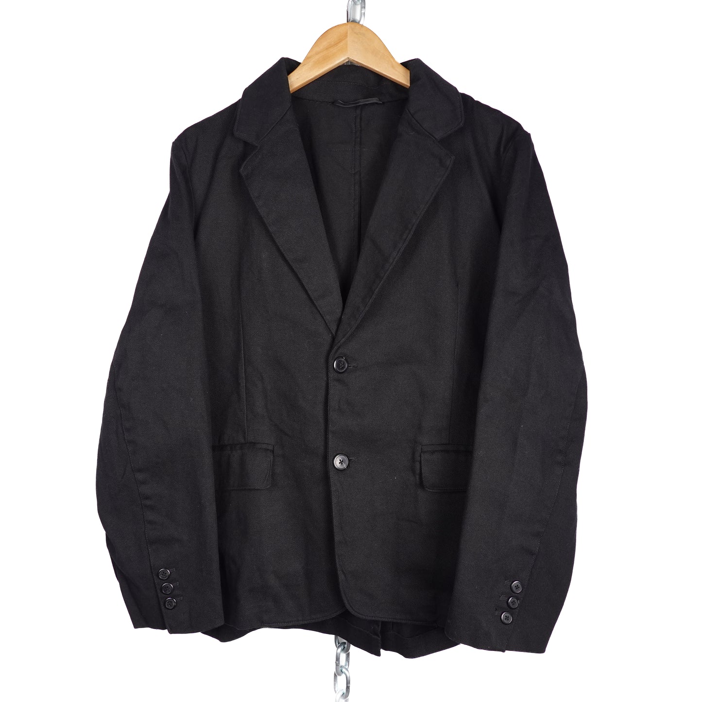 Prada Black Twilled Blazer - Size 50R