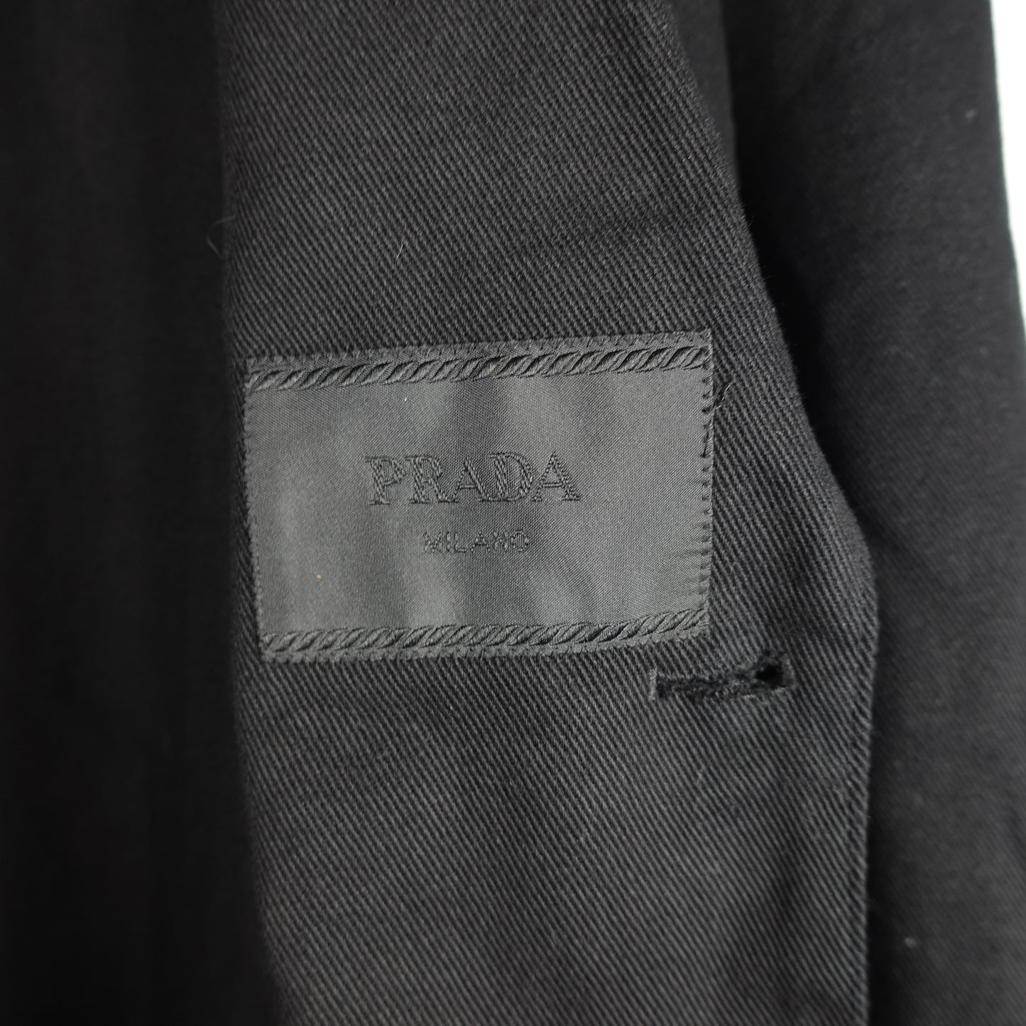 Prada Black Twilled Blazer - Size 50R