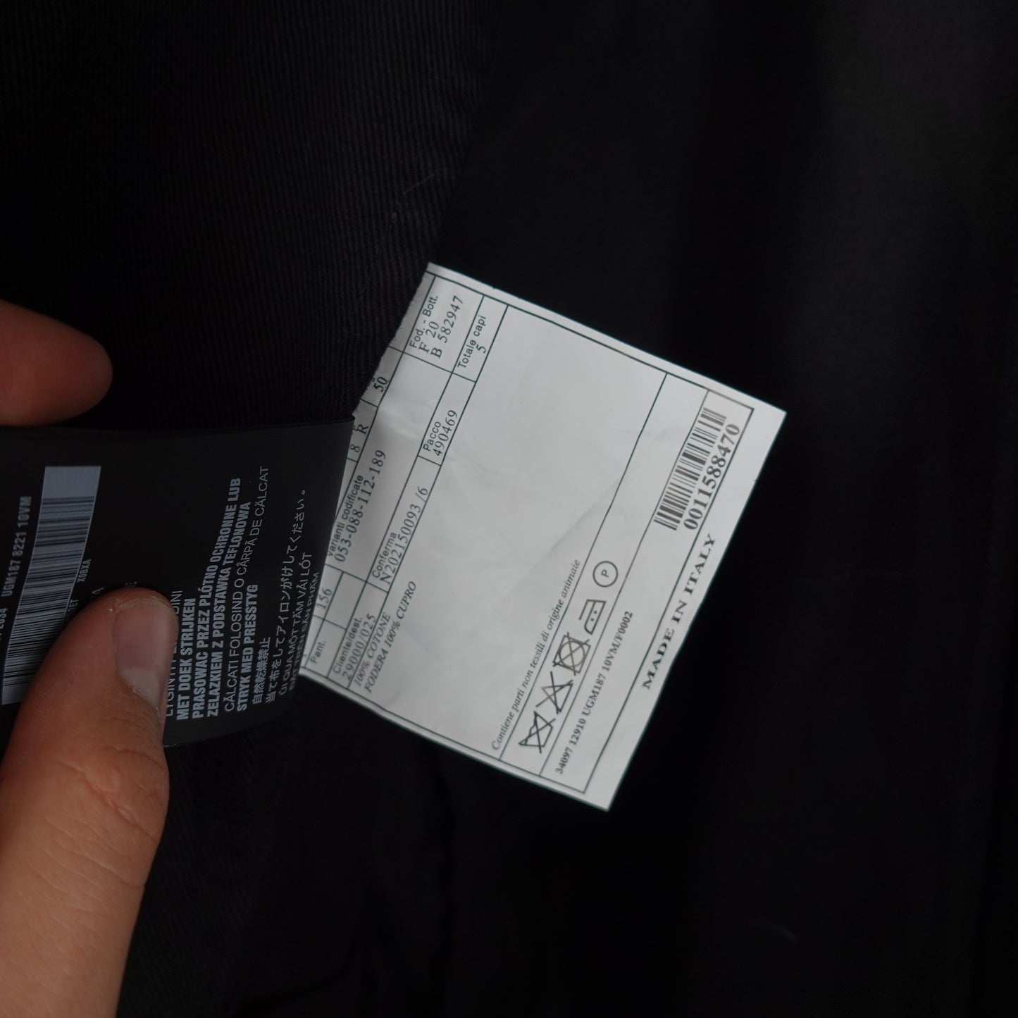 Prada Black Twilled Blazer - Size 50R