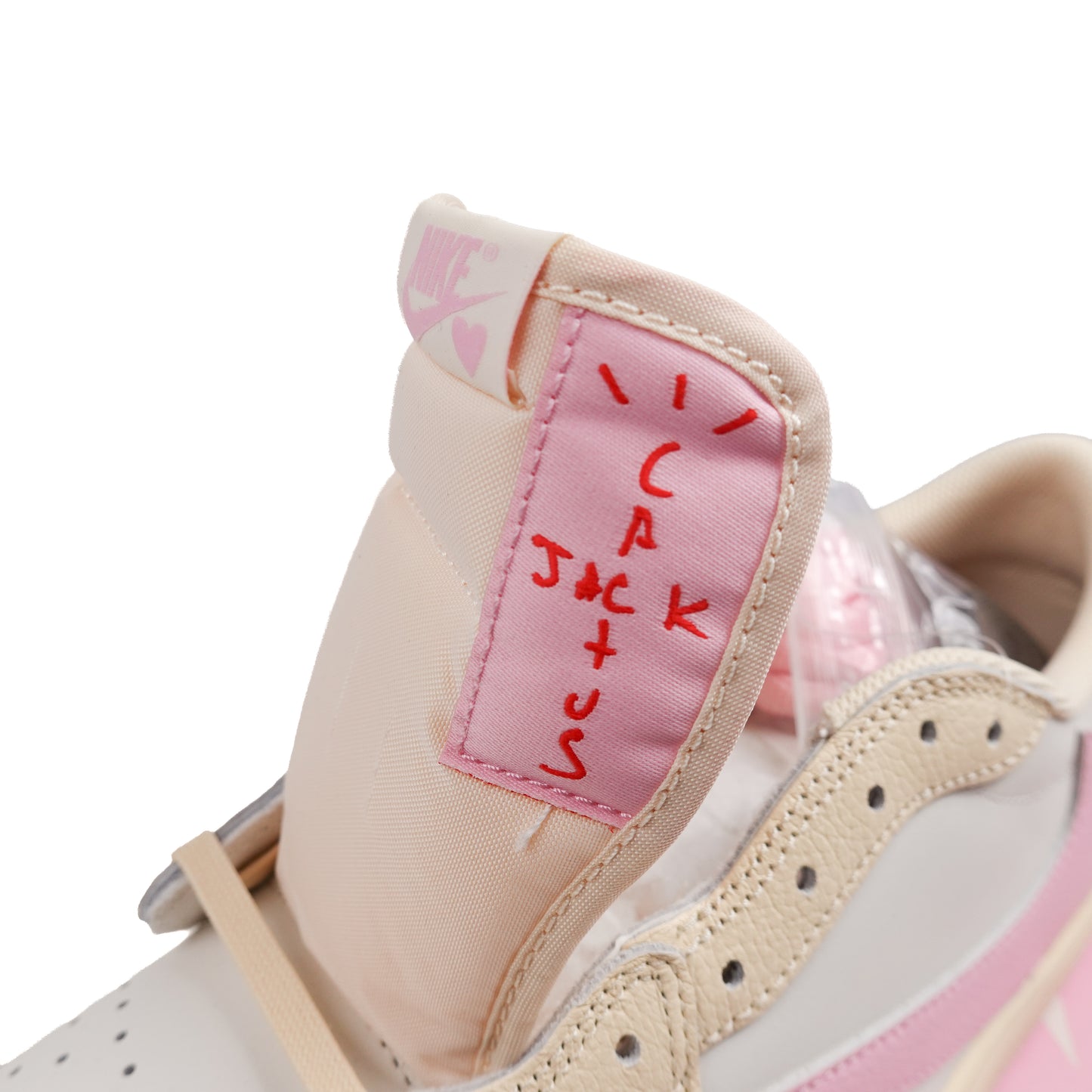 Jordan 1 Low Travis Scott Sail Tropical Pink - Size 12.5