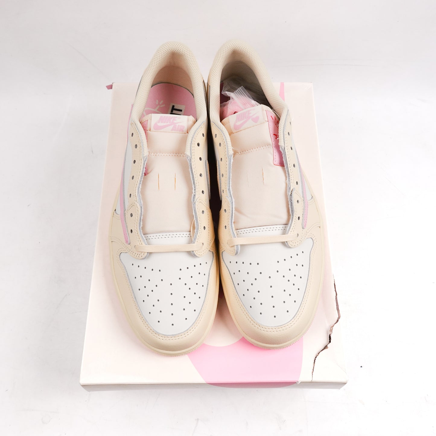 Jordan 1 Low Travis Scott Sail Tropical Pink - Size 12.5