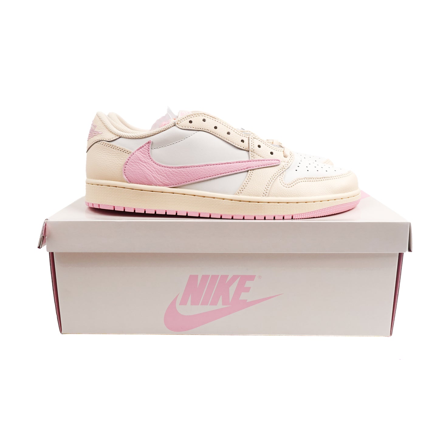Jordan 1 Low Travis Scott Sail Tropical Pink - Size 12.5