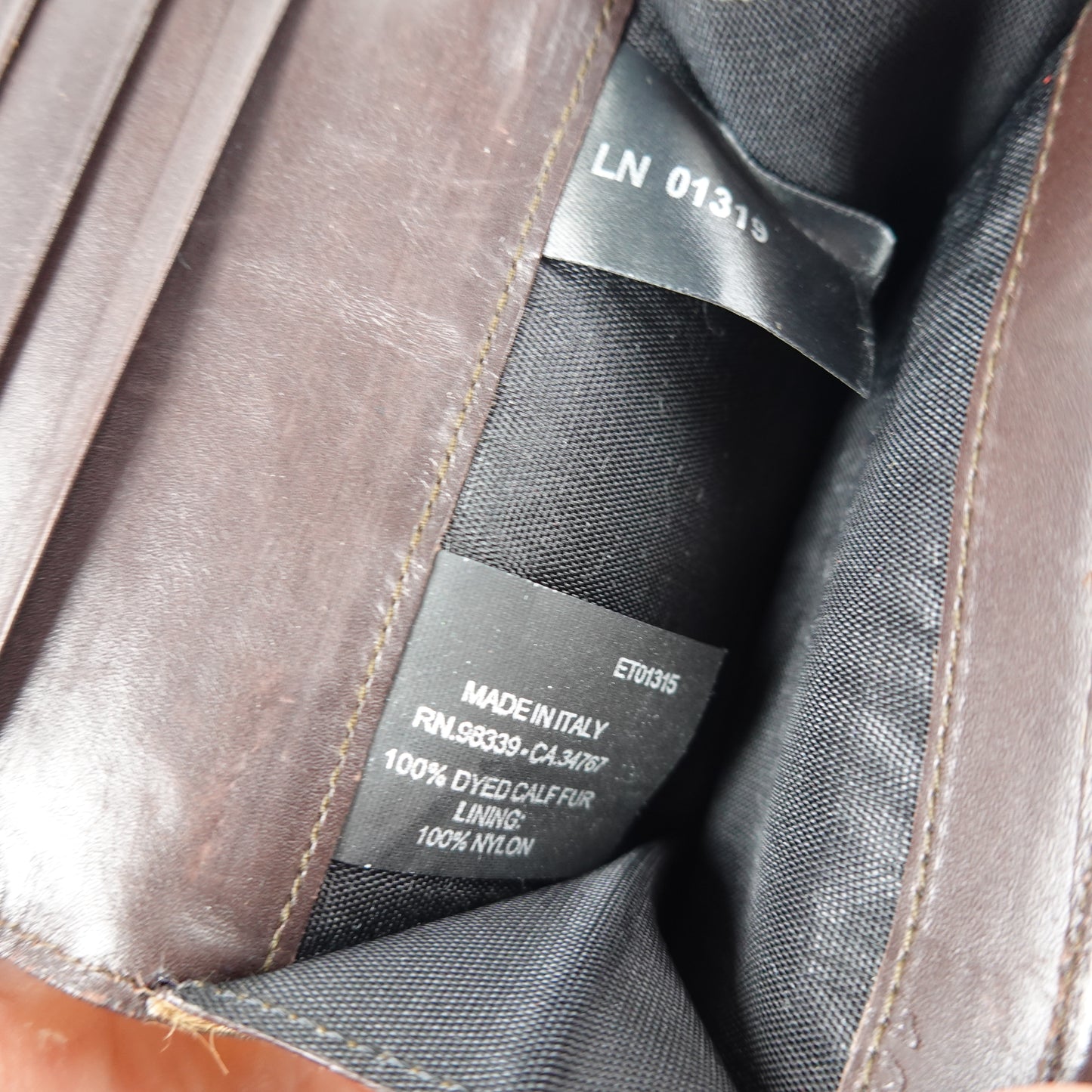 Prada Pony Hair Fold Wallet