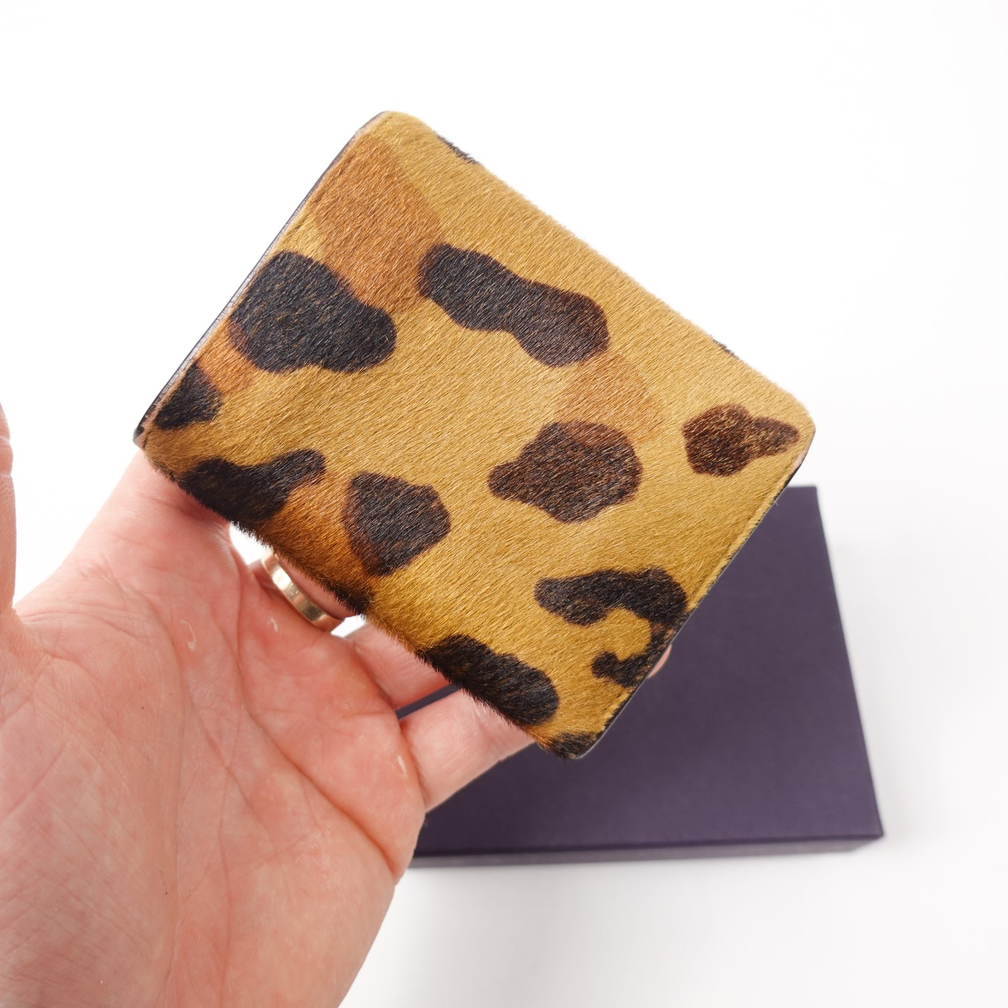 Prada Pony Hair Fold Wallet