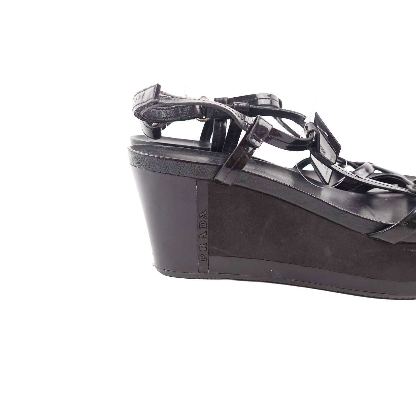 Y2k Prada Wedge Sandals - Womens 7.5
