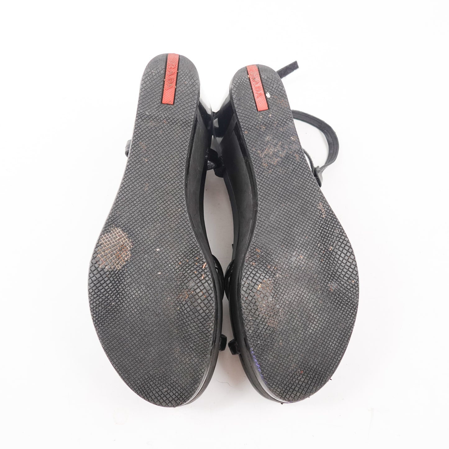 Y2k Prada Wedge Sandals - Womens 7.5