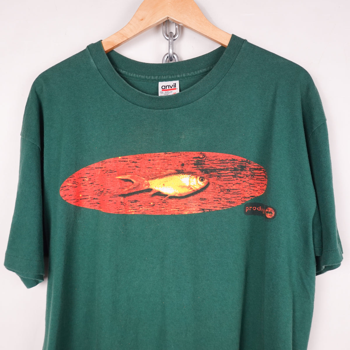 1997 Prodigy Breathing Gold Fish tee - Size XL
