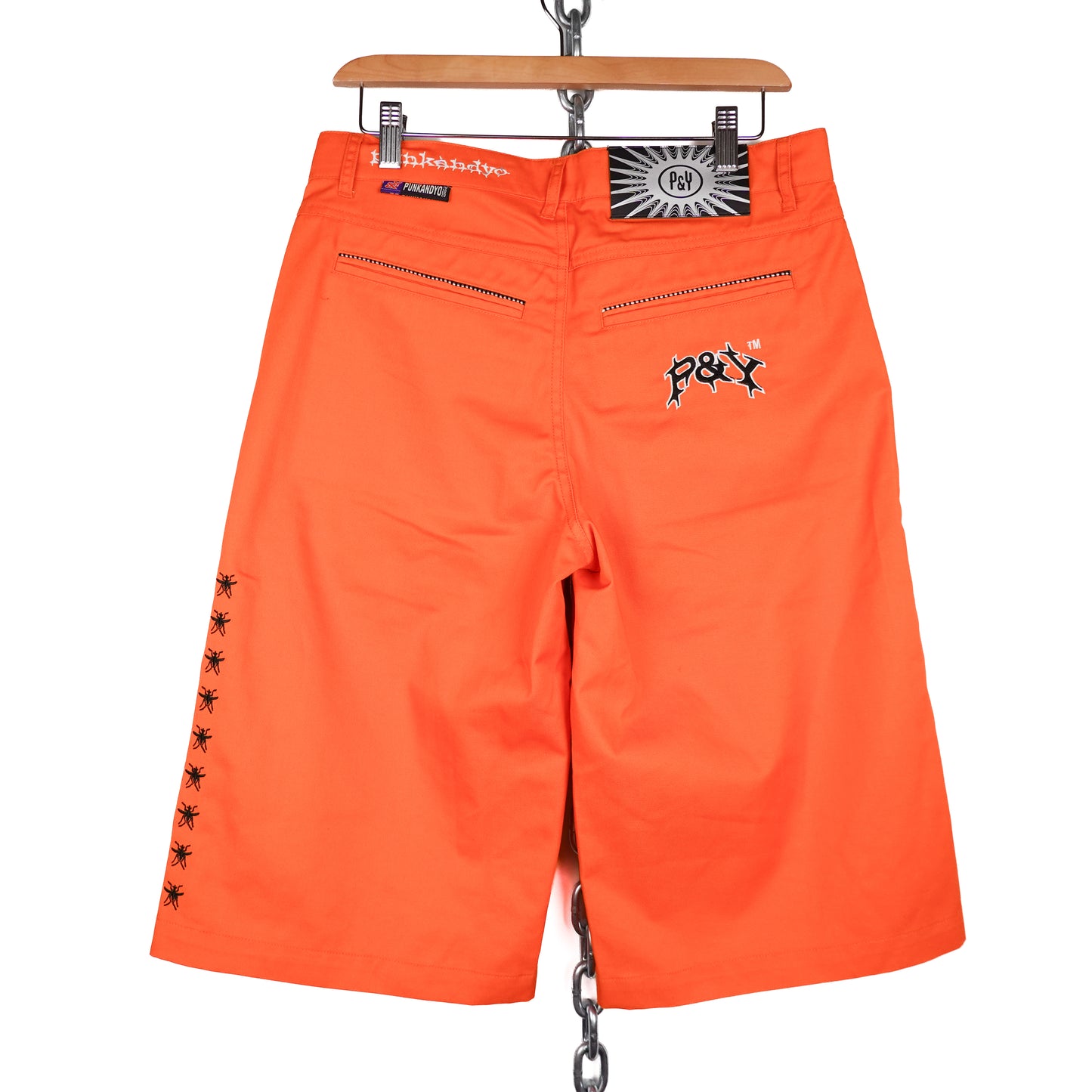 Punkandyo Orange Chino Shorts - Size 30