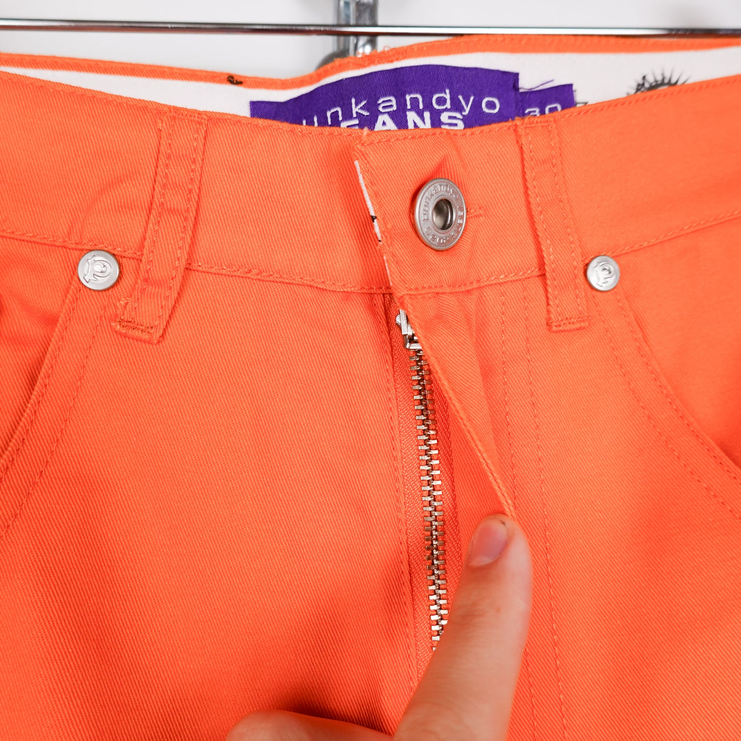 Punkandyo Orange Chino Shorts - Size 30