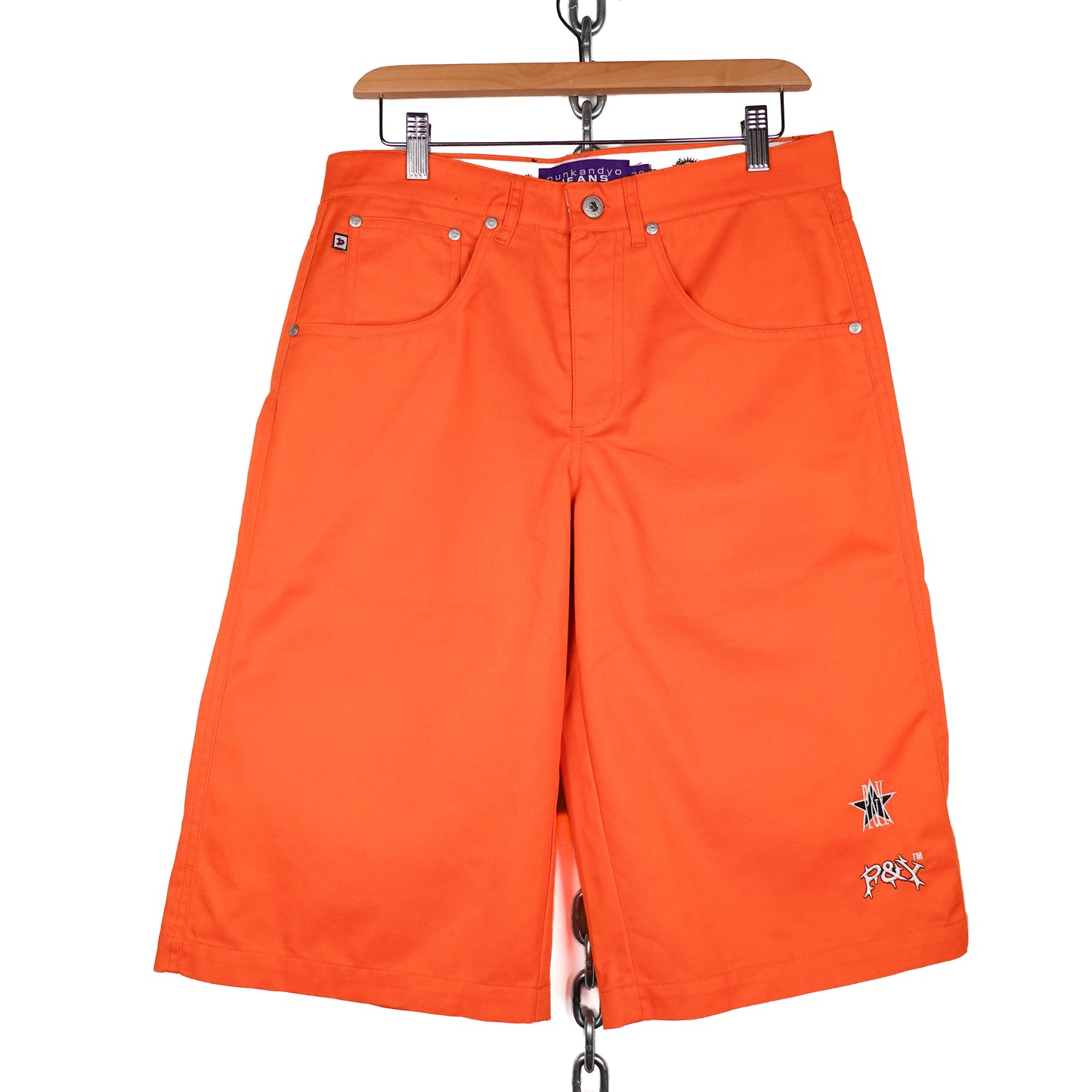 Punkandyo Orange Chino Shorts - Size 30