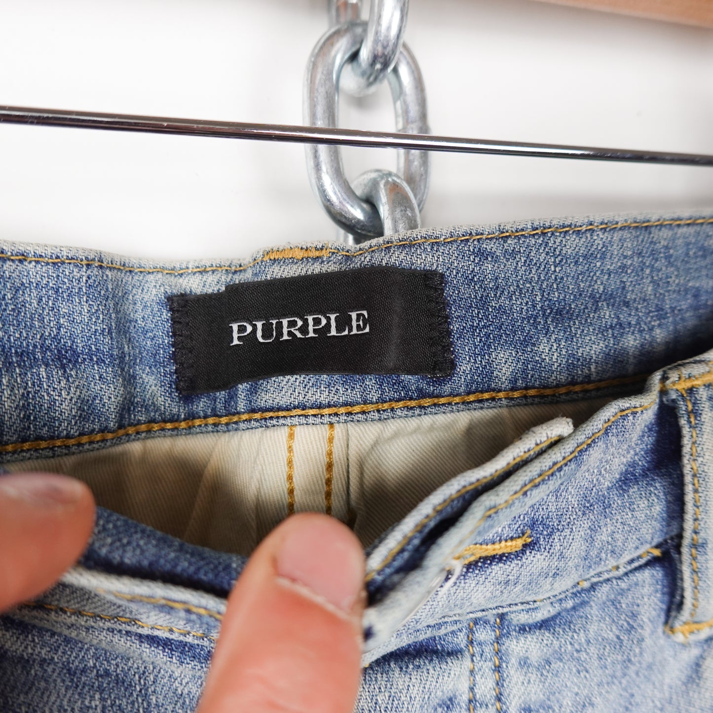 Purple Brand Distressed Denim Pants - Size 33