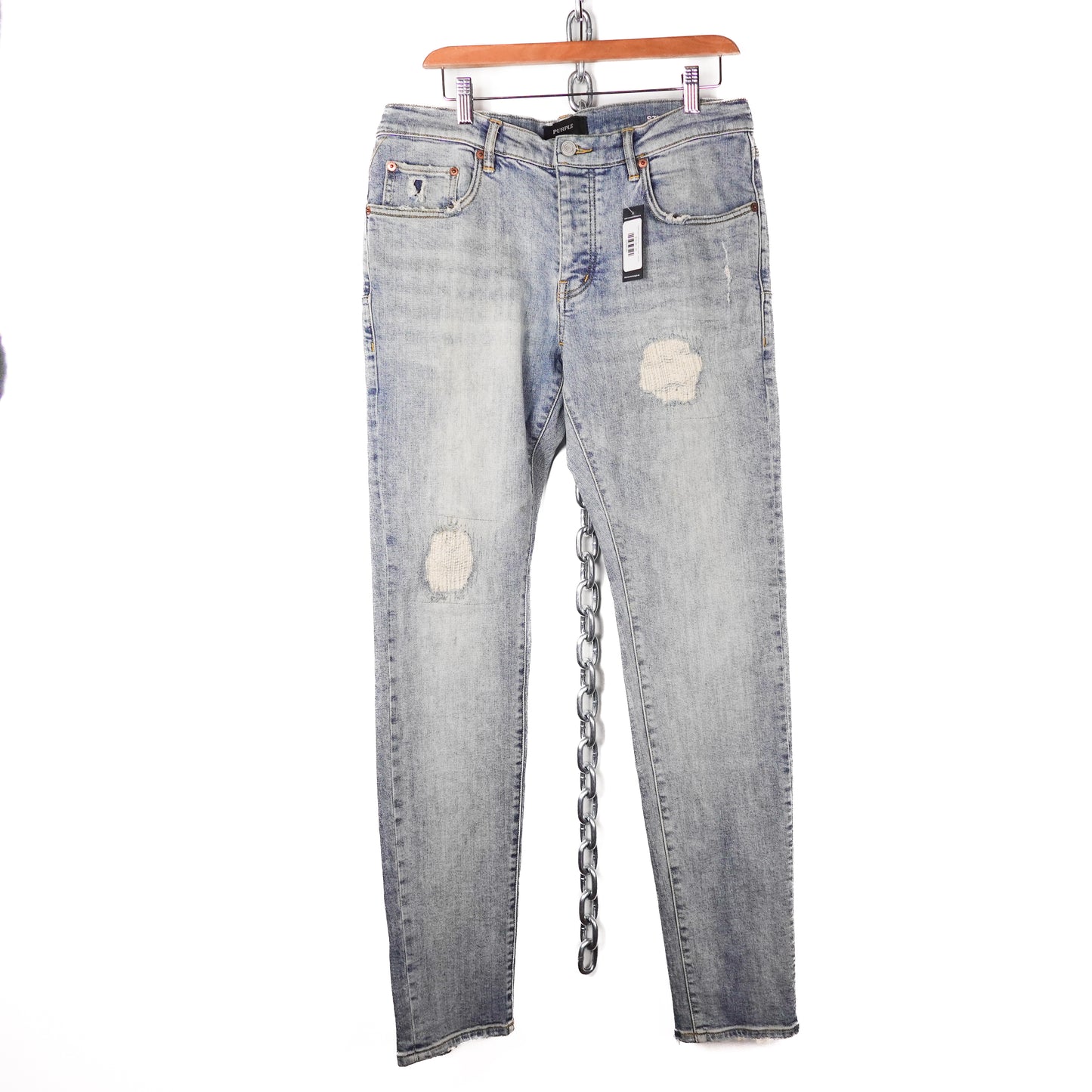 Purple Brand Distressed Denim Pants - Size 33