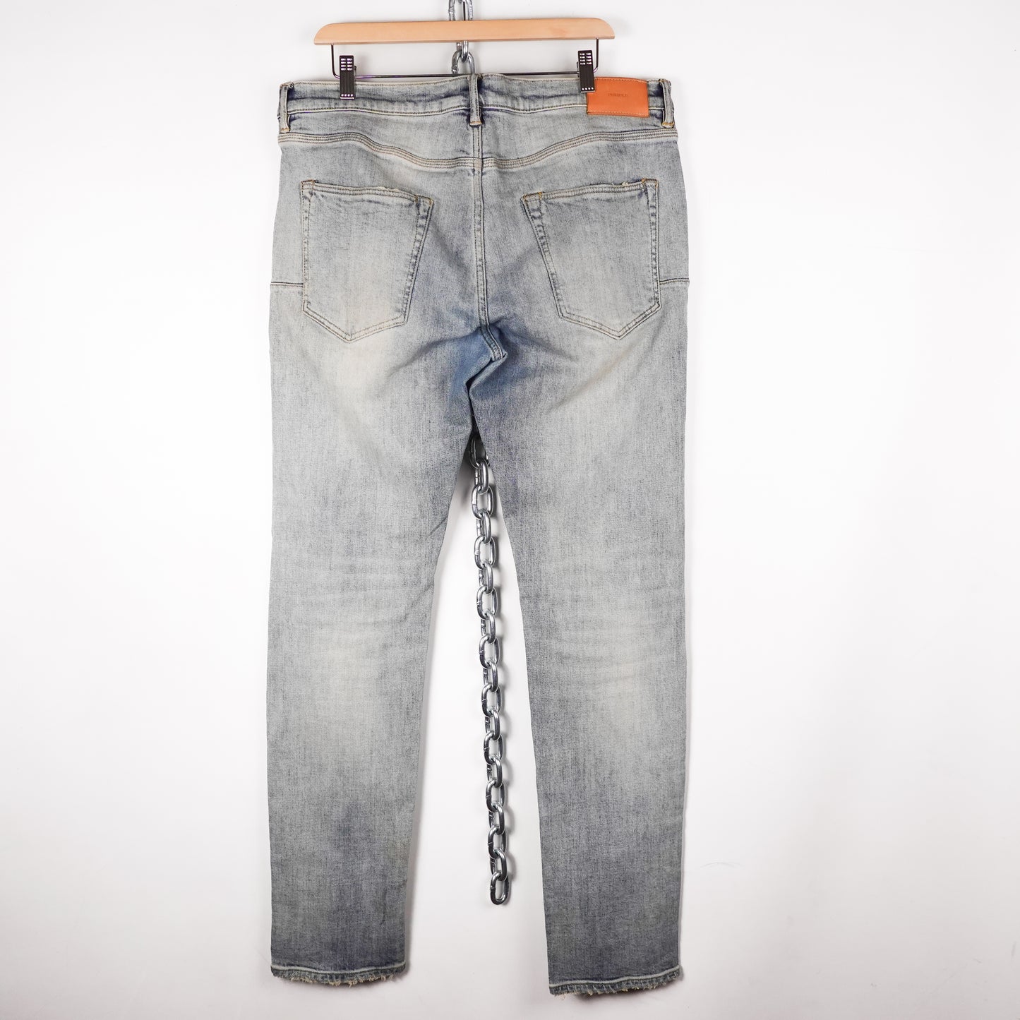 Purple Denim Pants - Size 36