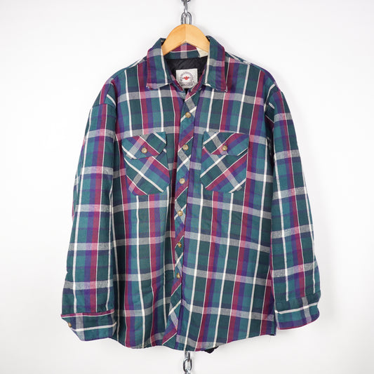 Vintage MWG Quilted Button Up - Size L