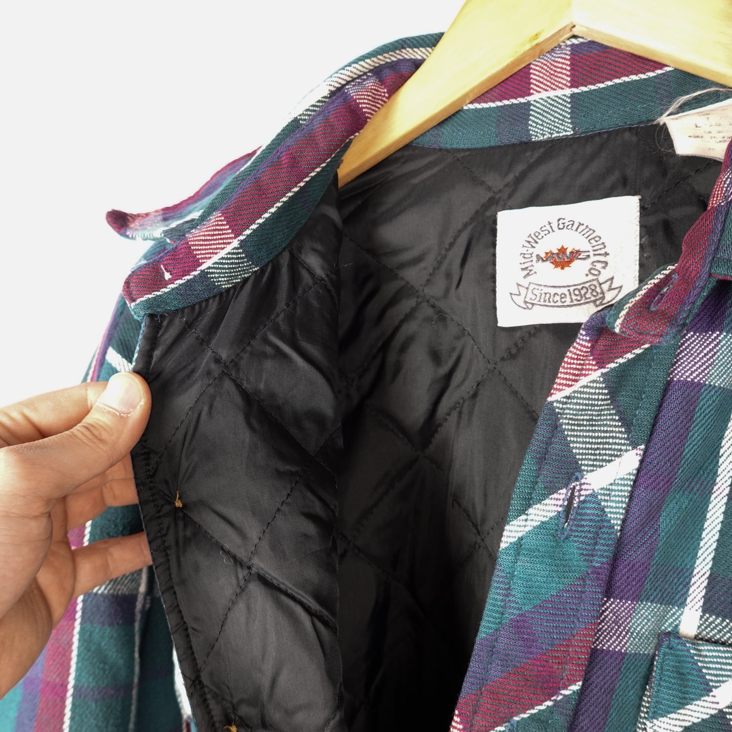 Vintage MWG Quilted Button Up - Size L