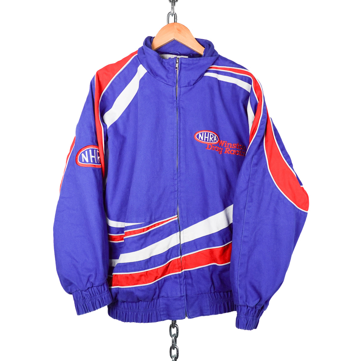 Vintage NHRA Drag Racing Jacket - Size L