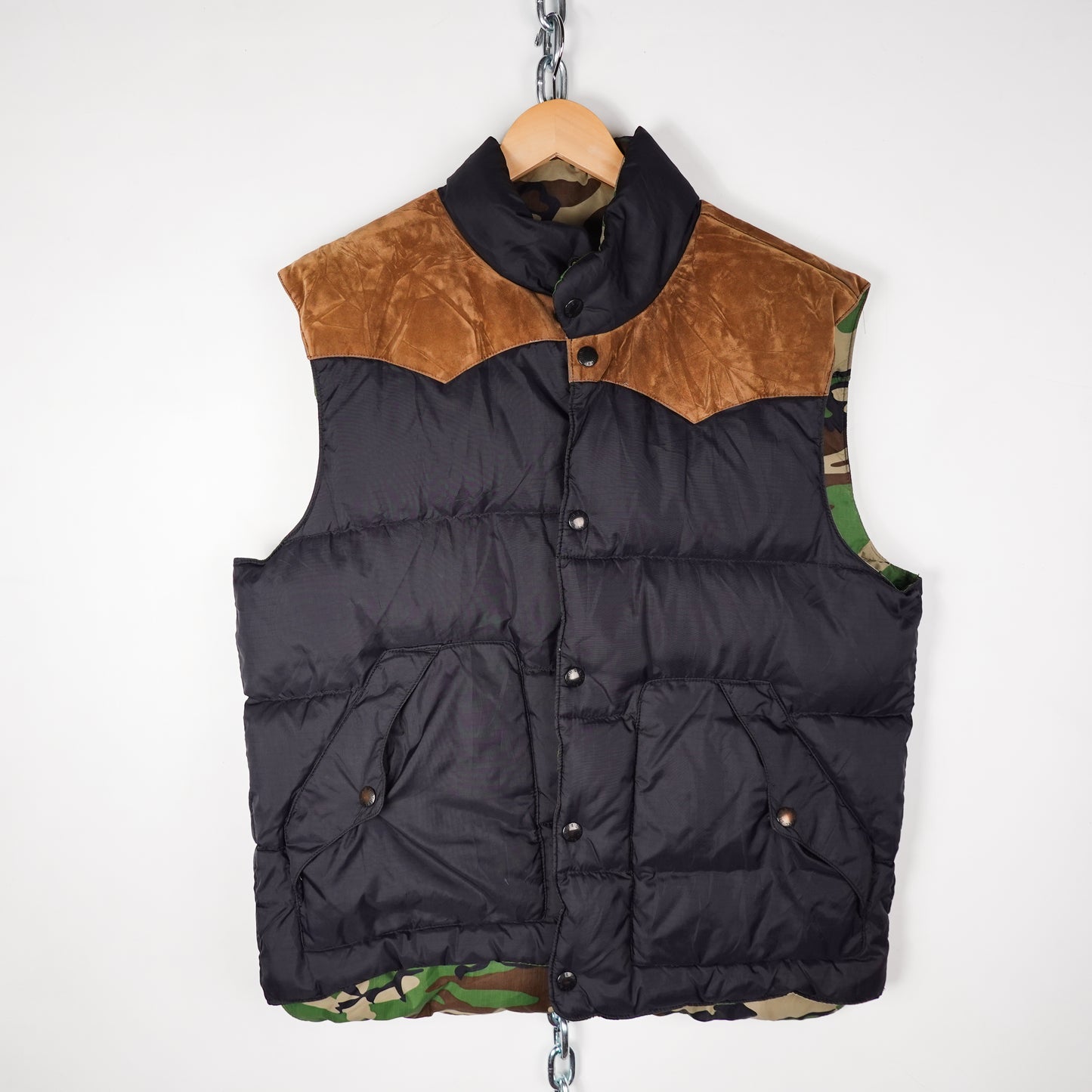 Polo RL Denim Supply Reversible Vest - Size XL
