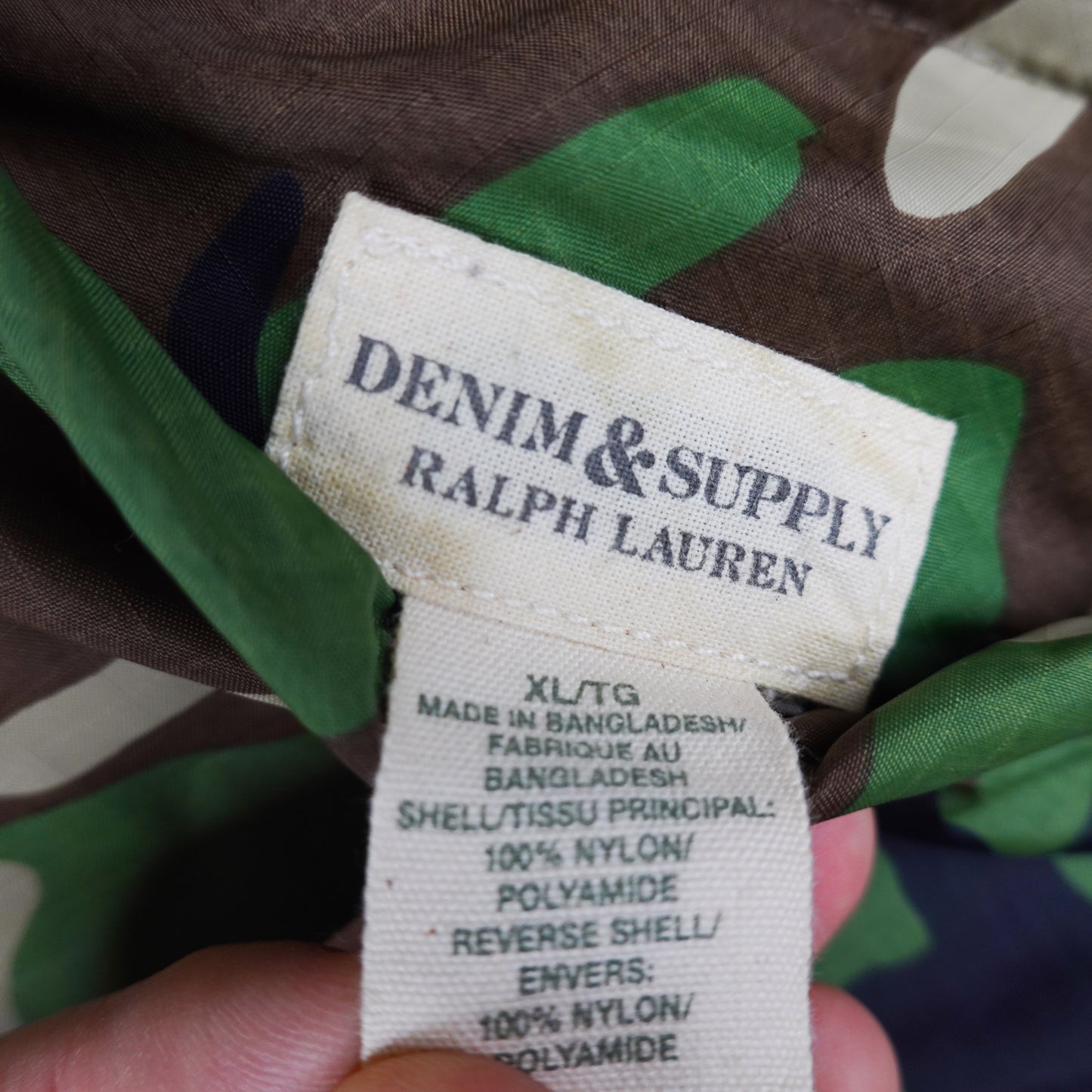 Polo RL Denim Supply Reversible Vest - Size XL