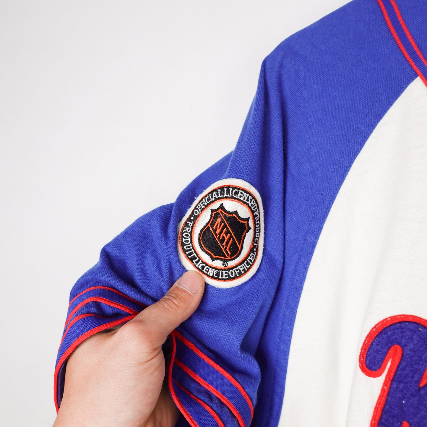 Vintage NY Rangers Starter Baseball Jersey - Size M