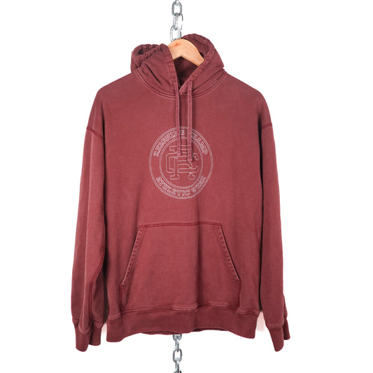 Reigning Champ Burgundy Logo Hoodie - Size M