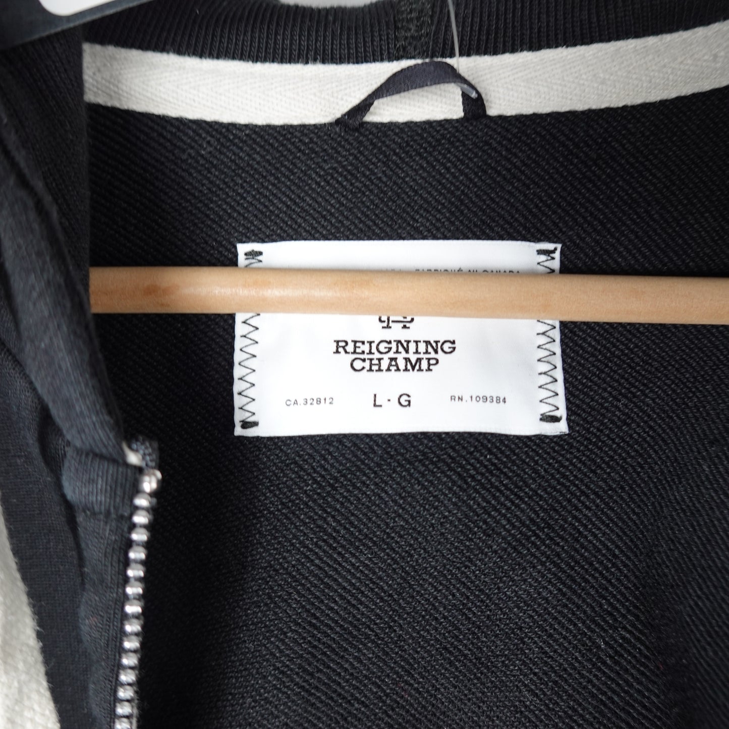 Reigning Champ Zip Up Hoodie - Size L