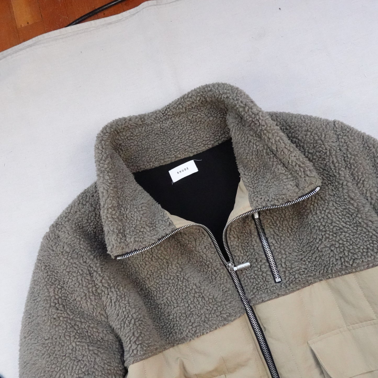 Rhude Sherpa Puff Jacket - Size L