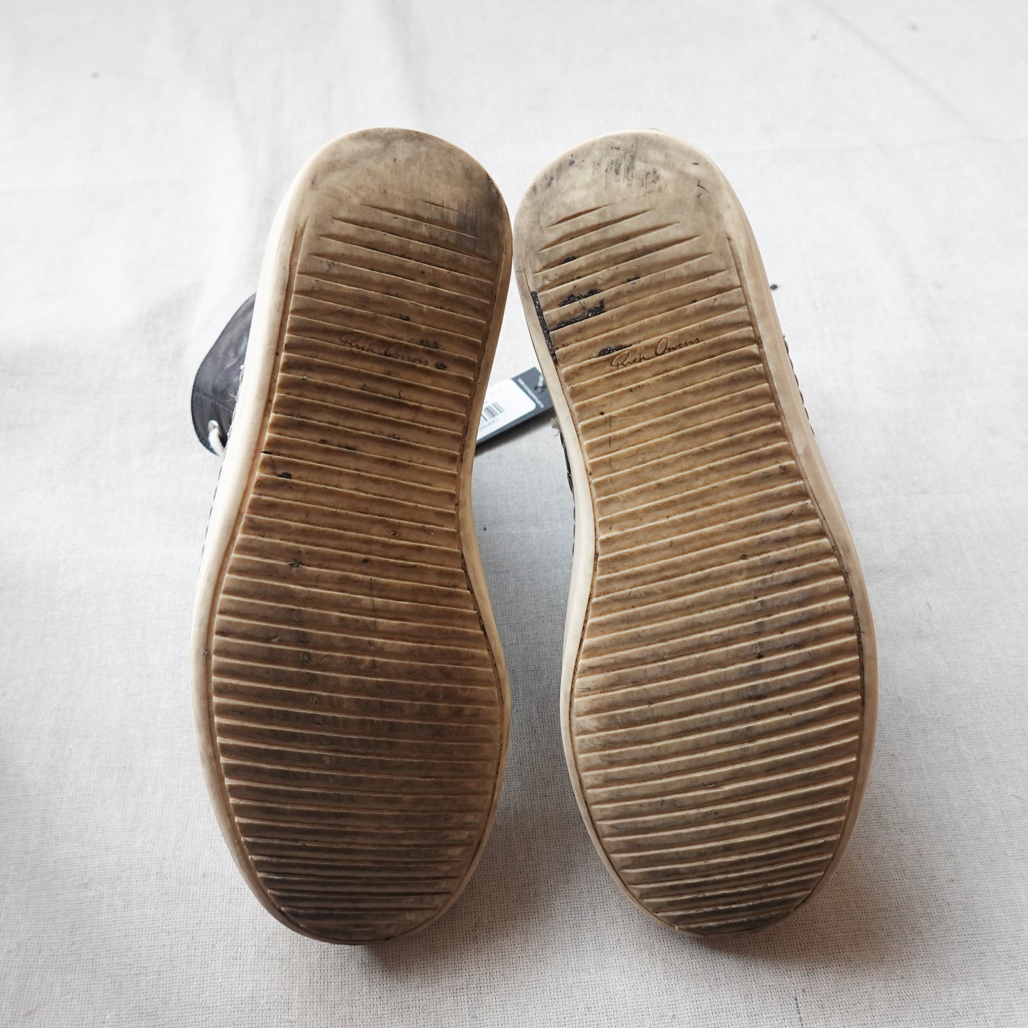 Rick Owens Leather Ramones - Size 39