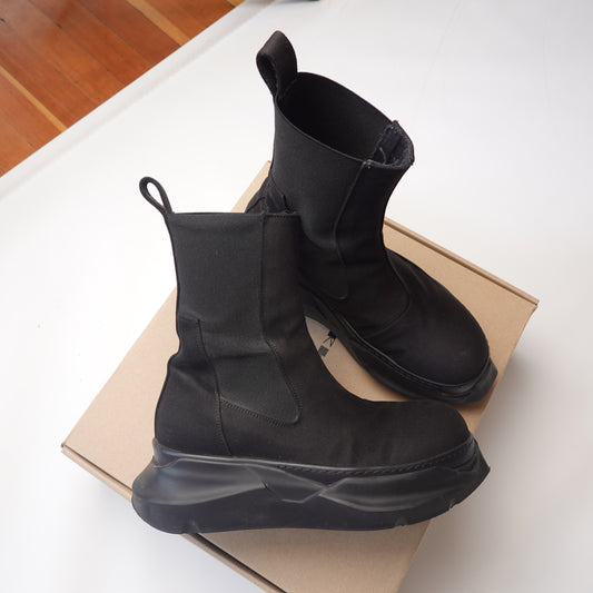 Rick Owens DRK SHDW Beatle Abstract Boot - Size 42